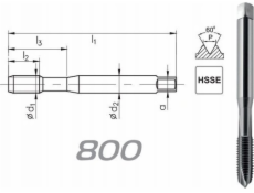 Fanar THREAD UNF 3/8-24 DIN-371B (2B) HSSE 800