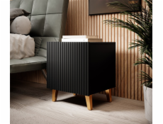 PAFOS bedside table 2 pcs. 45x40x51 cm matte black