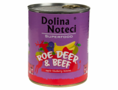 Dolina Noteci Superfood se srnčí a hovězím masem - mokré krmivo pro psy - 400g