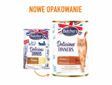 BUTCHER S Delicious Dinners Kousky se zvěřinou v želé - mokré krmivo pro kočky - 400 g