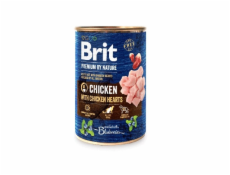 BRIT Premium by Nature Kuře se srdíčky - mokré krmivo pro psy - 400 g