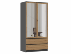 Topeshop SZAFA MALWA AN/AR L bedroom wardrobe/closet 5 shelves 2 door(s)