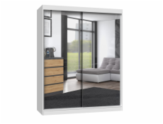 Topeshop IGA 160 BIEL A KPL bedroom wardrobe/closet 7 shelves 2 door(s) White