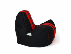 Sako taška pouffe Ferrari černo-červená XXL 140 x 100 cm