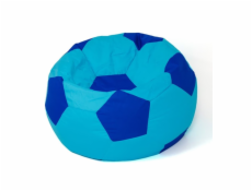 Sako bag pouffe ball blue- chrpa XL 120 cm