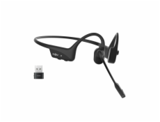 SHOKZ OpenComm2 UC Wireless Bluetooth Bone Conduction videokonferenční sluchátka s USB-C adaptérem | Doba hovoru 16 h 29 m bezdrátový dosah 1 h Doba nabíjení | Obsahuje Boom Mic a Dong s potlačením hl