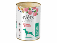 4VETS Natural Hepatic Dog  - wet dog food -  400 g