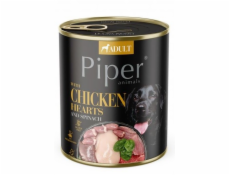 DOLINA NOTECI Piper Chicken hearts with spinach - Wet dog food - 800 g