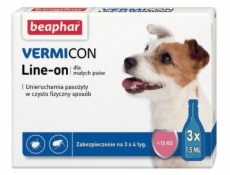 BEAPHAR VERMIcon Line-on Drops against fleas and ticks for dogs S - 3 x 1 5 ml