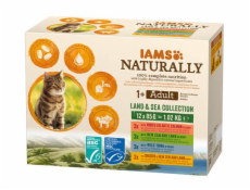 Kolekce IAMS Naturally Adult Land and Sea - mokré krmivo pro kočky - 12 x 85 g