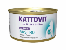 KATTOVIT Feline Diet Gastro Duck - mokré krmivo pro kočky - 85g