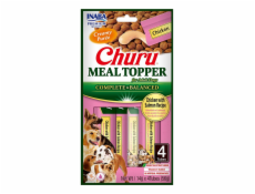 INABA Churu Meal Topper Chicken with salmon - dog treat - 4 x 14g