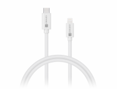 CONNECT IT Wirez USB-C -> Lightning, 27 W, 1 m, bílá