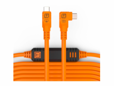 Tether Tools TetherPro USB-C auf USB-C rechter Winkel orange 9,4m