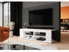 Cama TV cabinet RTV TEXAS 50/134/40 white/white gloss