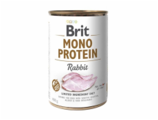 BRIT Mono Protein Rabbit, konzerva pro psy, 400g