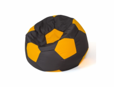 Sako bag pouffe Míč černo-žlutý XXL 140 cm