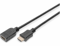 Vysokorychlostní prodlužovací kabel HDMI s Ethernetem 4K 60Hz UHD Typ A/HDMI AM/Ż 2 m černý