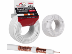 Cable coaxial Maclean MCTV-470 (25m ; white color)