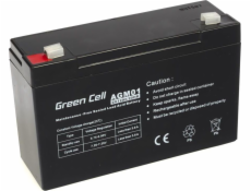 GREEN CELL Battery AGM 6V 12Ah