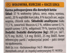 ANIMONDA Carny Adult Hovězí kuřecí a kachní srdce - mokré krmivo pro kočky - 400 g