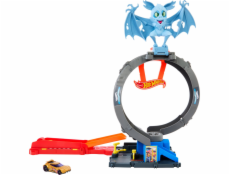 Hot Wheels City Nemesis Bat vs obchod s pneumatikami, závodní dráha