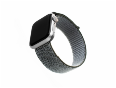 Nylonový řemínek FIXED Nylon Strap pro Apple Watch 38/40/41 mm, olivový