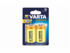 VARTA ZINC CARBON BATTERIES R20 (TYP D) 2PCS SUPERLIFE