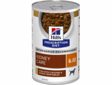 HILL S Prescription Diet Kidney Care Kuře se zeleninou - mokré krmivo pro psy - 156g