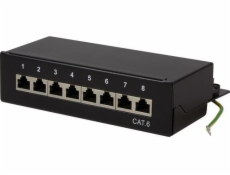 LogiLink Patch stacionární panel LogiLink NP0017B 8x RJ45 kat.6 stíněný