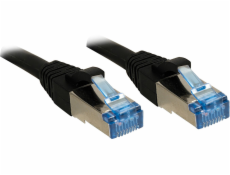 Lindy Patchcord Cat6A, S/FTP, PIMF, LSOH, 1m, černý (47177)