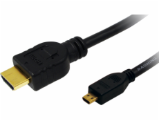 LogiLink HDMI Micro - HDMI kabel 1m černý (CH0030)