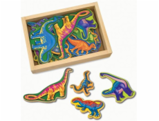 Dřevěné magnety Melissa & Doug – dinosauři (10476)