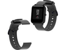 Strado Silikonový pásek pro Amazfit BIP/GTS 42mm (Black) univerzální