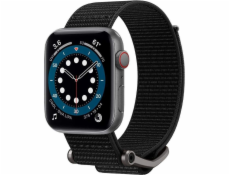 Spigen Spigen Durapro Flex řemínek Apple Watch 4/5/6/7/SE 44/45 mm černý