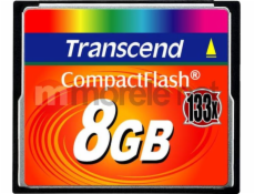 Transcend 133x Compact Flash karta 8 GB (TS8GCF133)