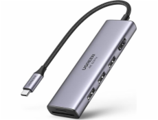 Ugreen 5v1 USB-C stanice/replikátor (UGR1078GRY)