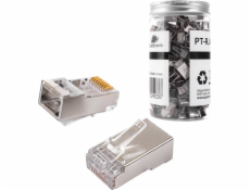 Spacetronik RJ45 zástrčka, průchozí cat6 FTP PT-RJ456FT-11 100 ks Spacetronik