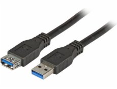 EFB USB kabel USB-A – USB-A 3 m černý (K5237.3)