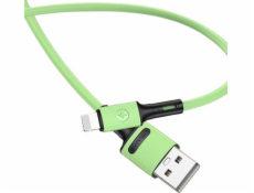 Usams USB-A – Lightning kabel 1 m zelený (69867-uniw)