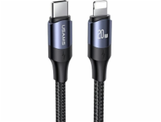 Usams USB-C – Lightning kabel 1,2 m černý (6958444973302)