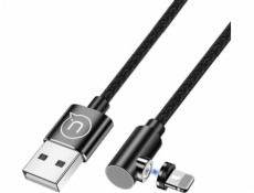 Usams USB-A – Lightning kabel 1 m černý (63288)