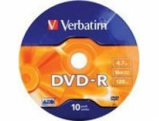 Verbatim DVD-R 4,7 GB 16x 10 kusů (43729)