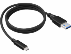 USB 2GO USB-A - USB-C kabel 1 m černý (795731)