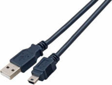 USB EFB USB-A - miniUSB kabel 3 m černý (K5250SW.3V2)