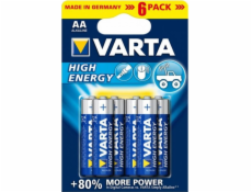 Baterie Varta High Energy AA / R6 6 ks.