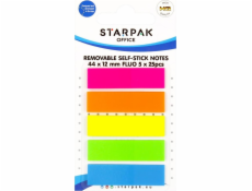 Starpak TAB IND 12X44 5X25K FLUO STK B/C 24/1008PH