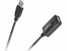 USB LP kabel USB-A – USB-A 10 m černý (KPO3888-10)