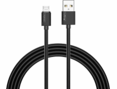 T-Phox USB-A - microUSB USB kabel 1,2 m Černý