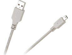 Cabletech USB-A - miniUSB USB kabel 1 m šedý (KPO3889-1)